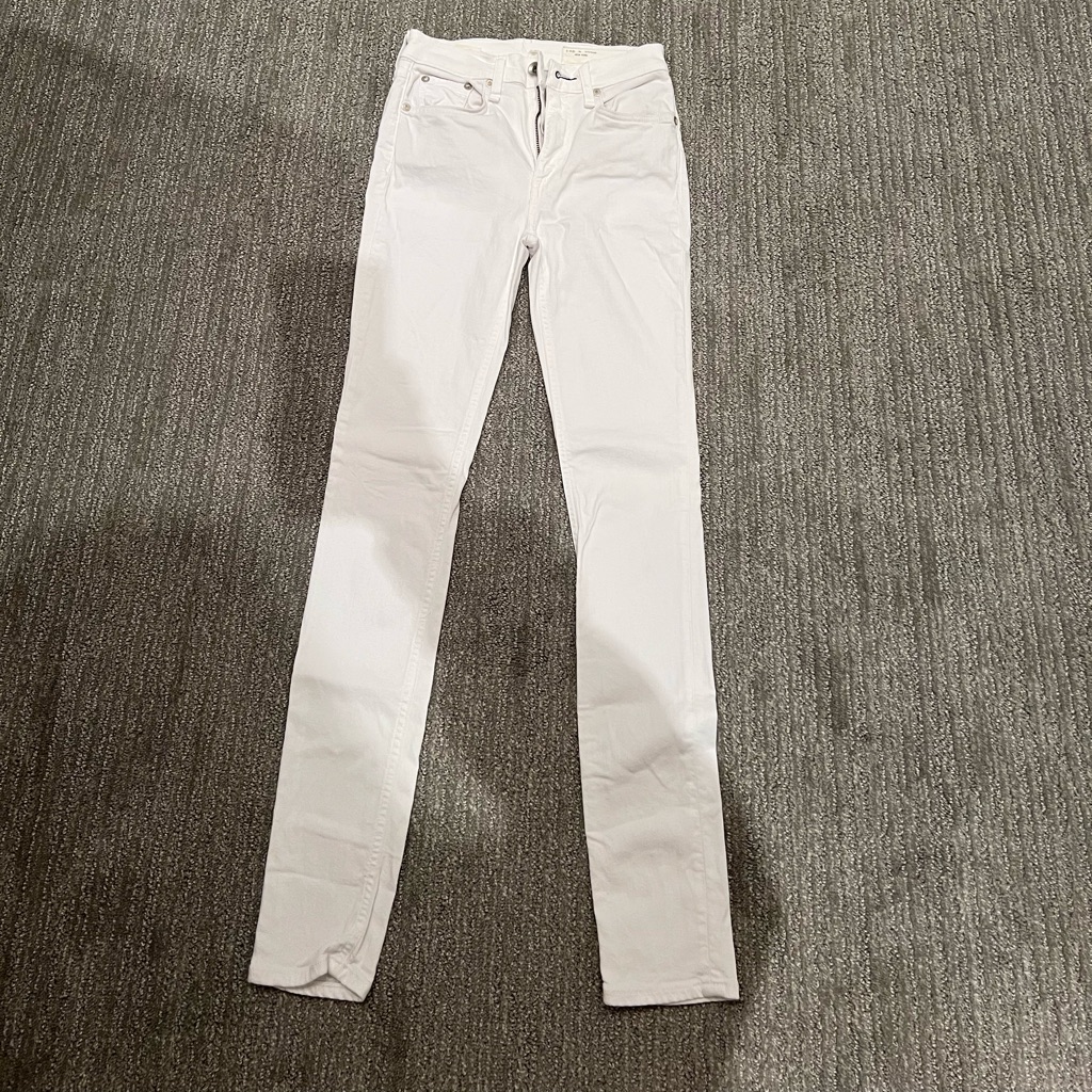 Rag And Bone Skinny Whiten Jeans
